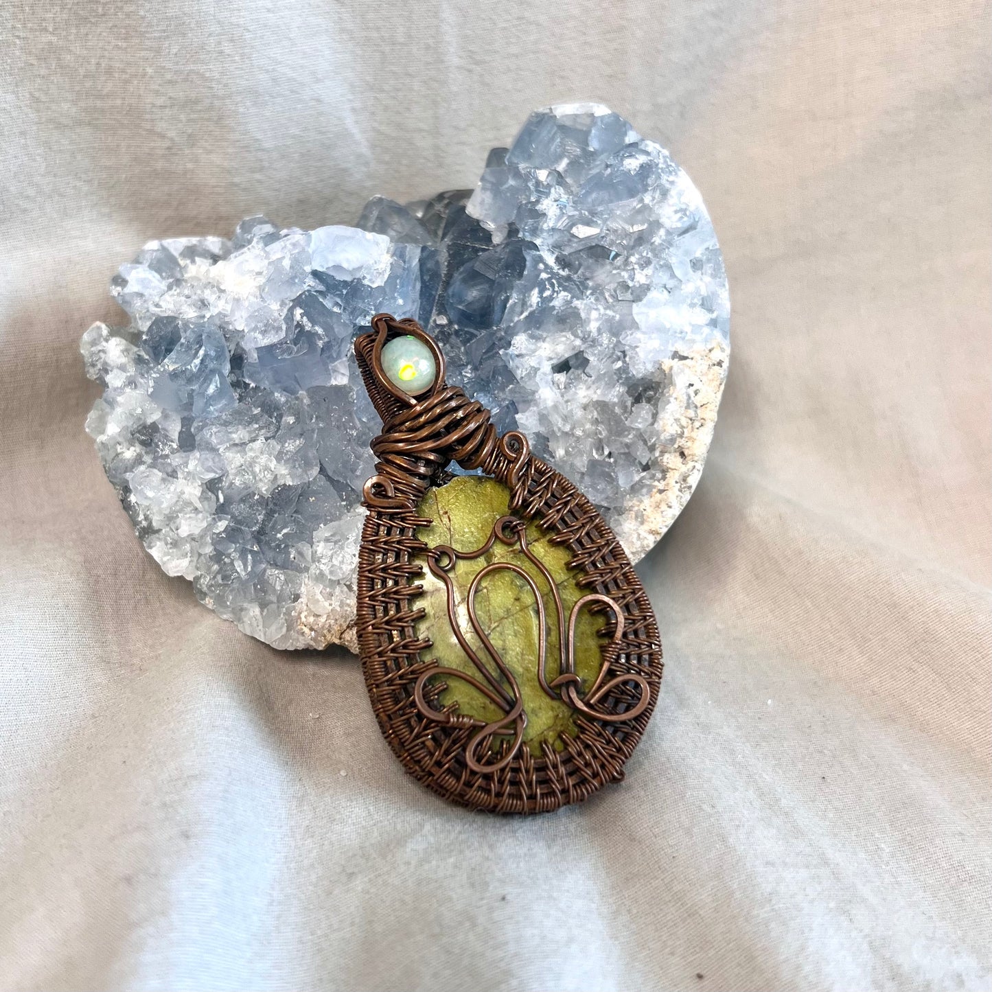 "Froggy Fantasy" - Atlantisite Frog Pendant