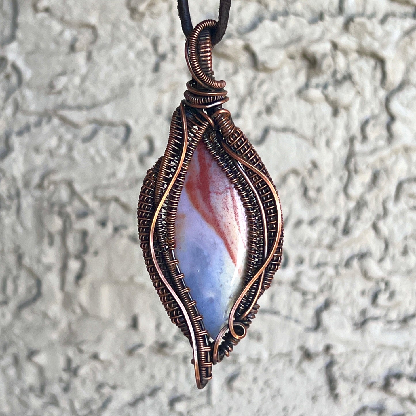 "Elven Elegance" - Agate Crystal Pendant
