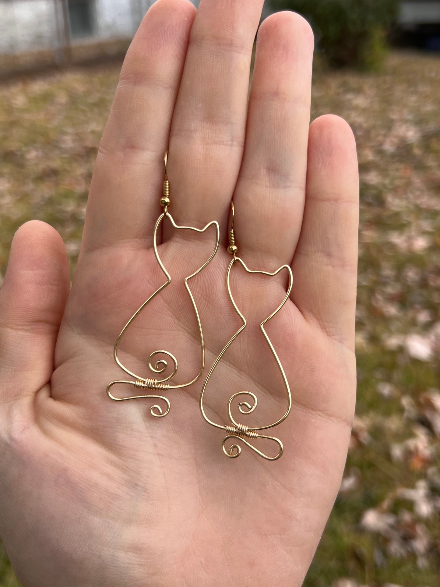 Cat Lover Earrings - Customizable