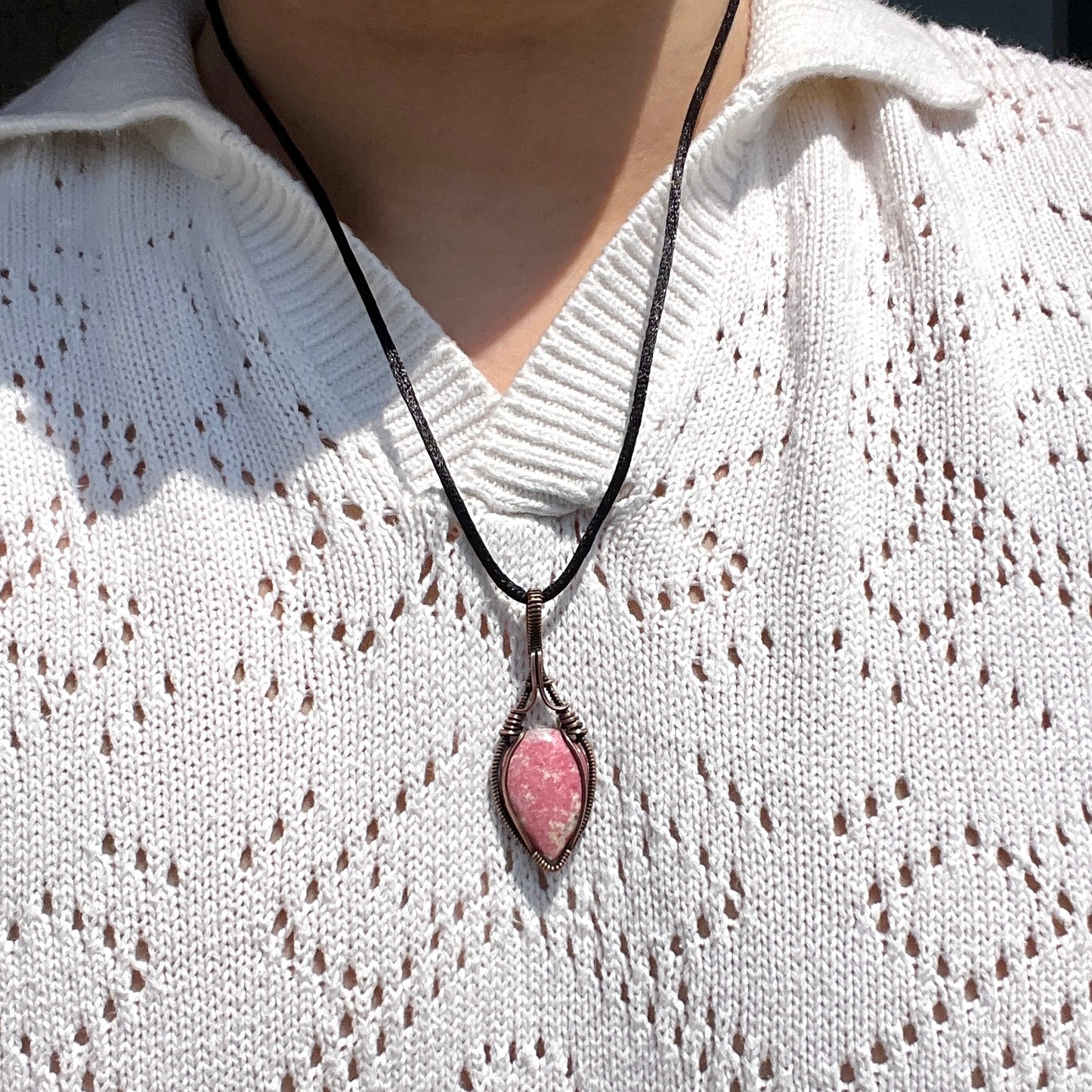 "Pretty Pretty Princess" - Pink Thulite Pendant