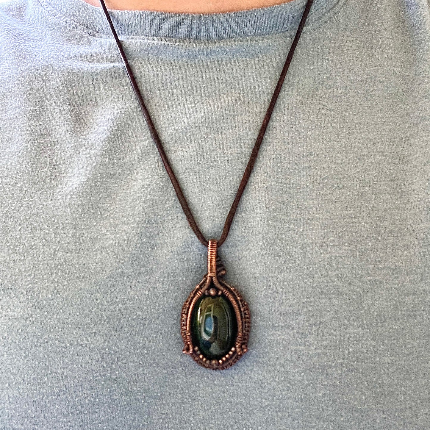 "Fortune's Favorite" - Green Jade Crystal Pendant