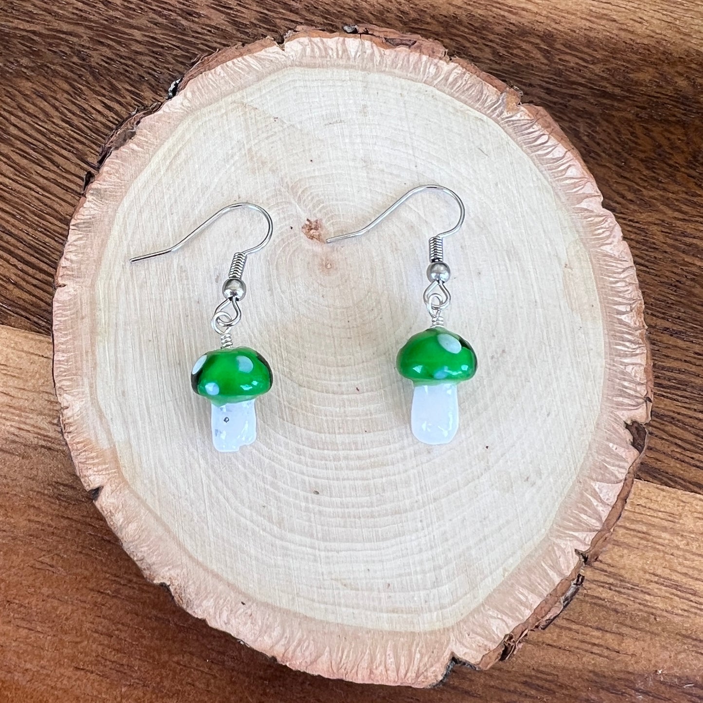 Mini Mushroom Earrings