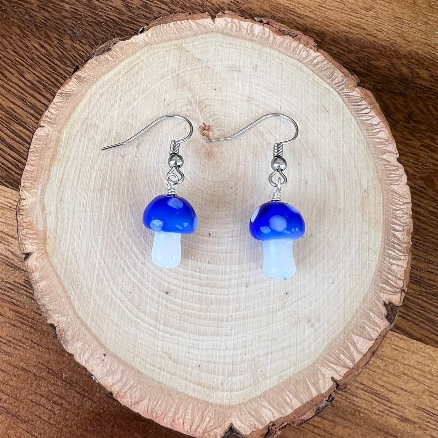 Mini Mushroom Earrings