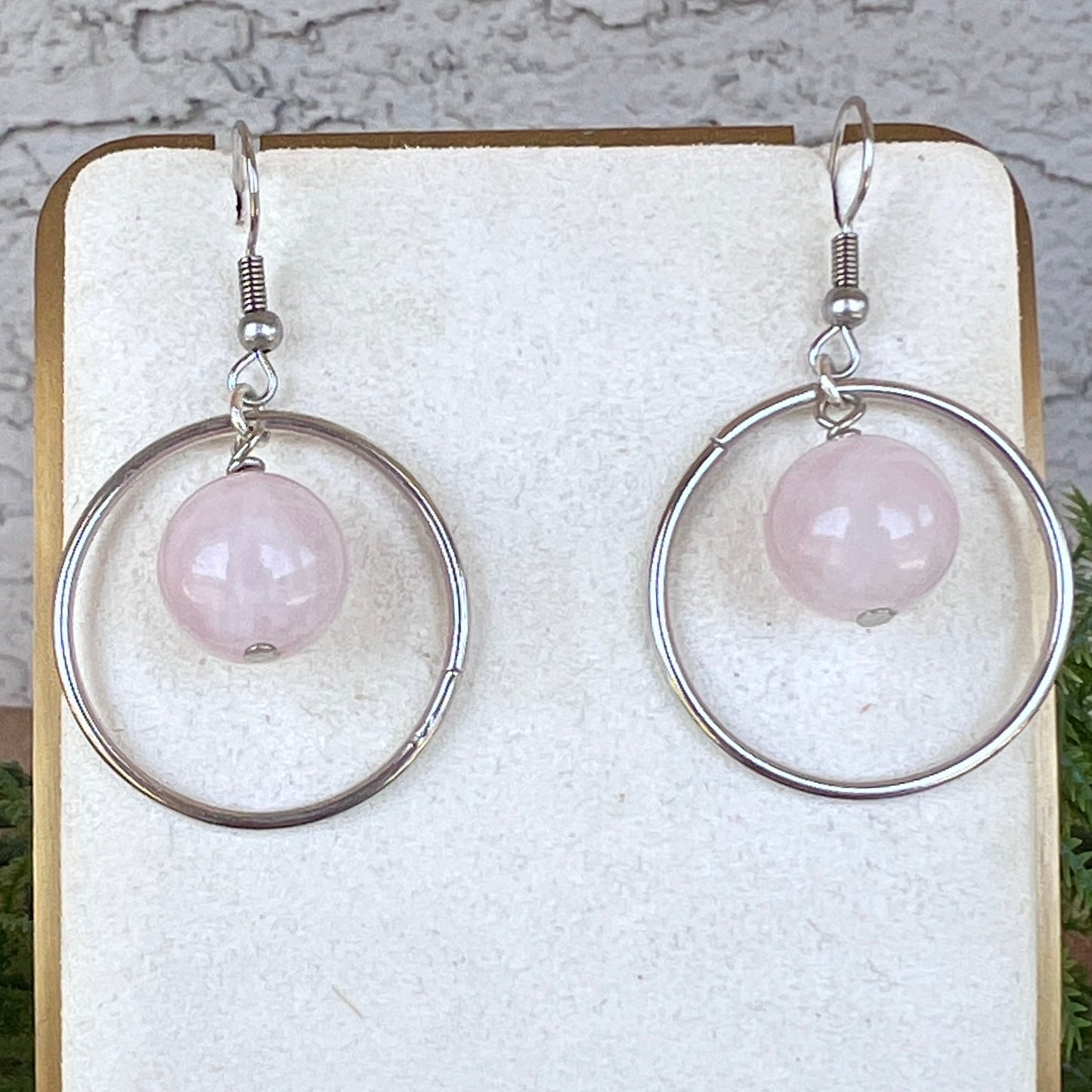 Crystal Hoop Dangle Earrings